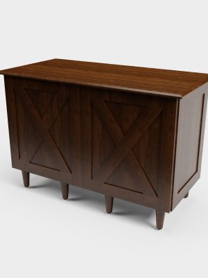 Sideboard Subwoofer S1, Sienna Red Oak Finish, Farmhouse S1 Style, Main