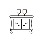 Rumblewood stylish design icon with a hidden subwoofer S18 sideboard aesthetic